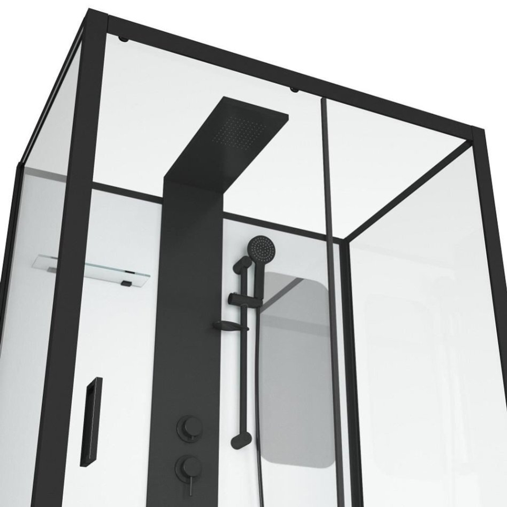 Душевая кабина Grossman Elegans GR252Q (120х80х217) дверь раздвижная,6 мест