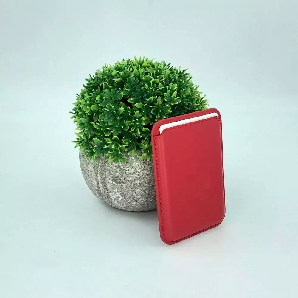 iPhone Leather Wallet MagSafe с лого