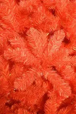 Искусственная оранжевая елка «Солнечная» (пвх) 120 см / 1,2 м