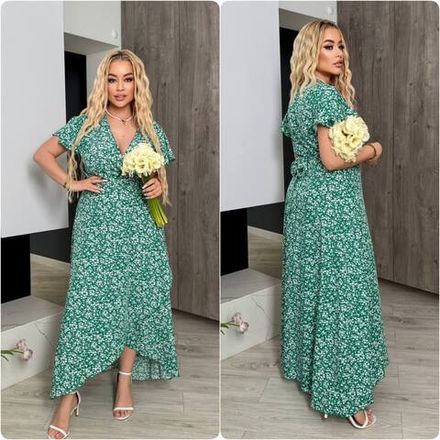 Платье на запах УК-1964-2 Фабрика Моды Фото 1