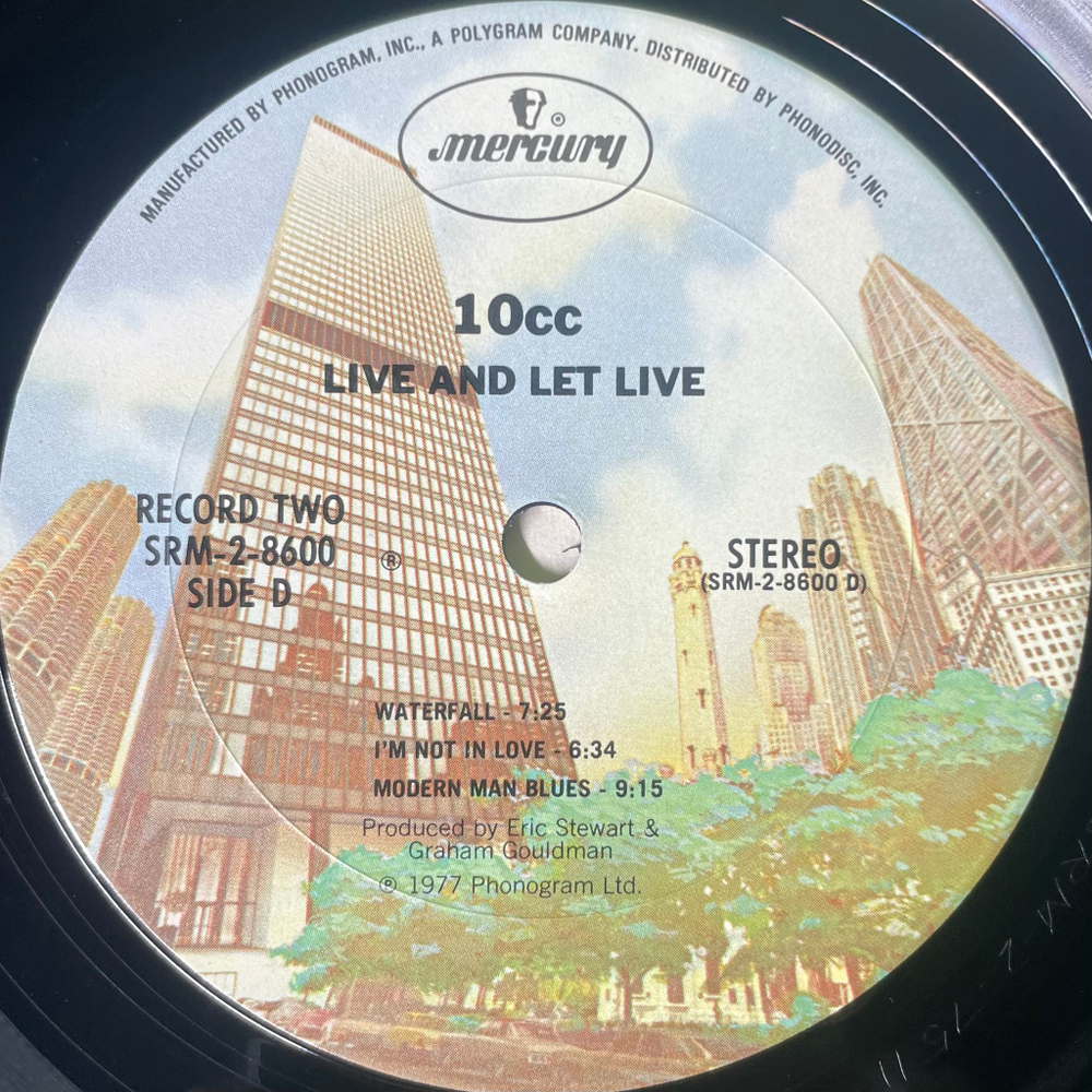 10cc - Live And Let Live 2LP (США 1977г.)