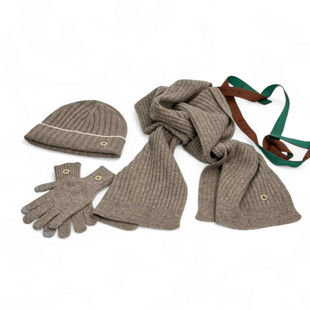 Комплект Loro Piana (шапка + перчатки + шарф)