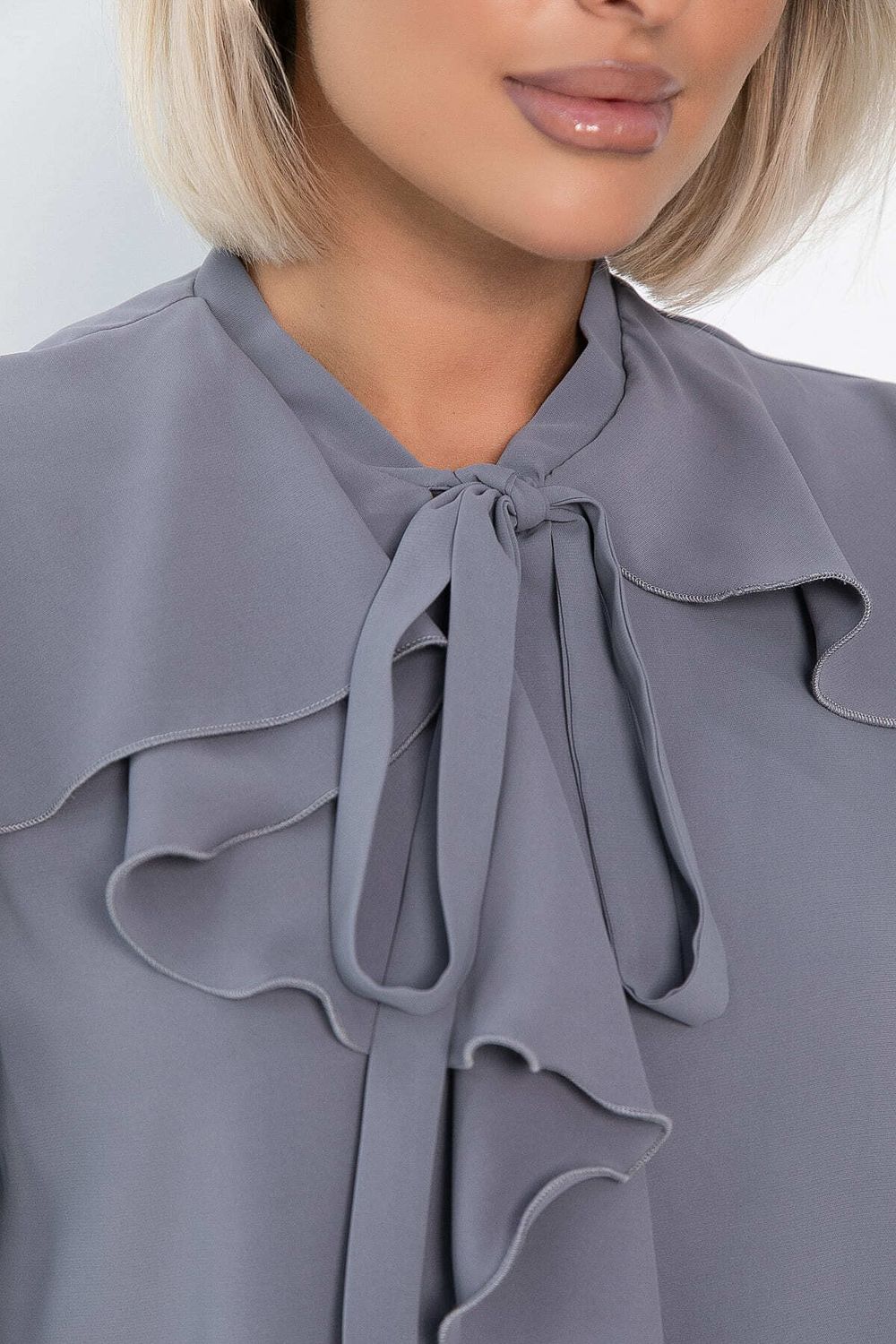 Блуза Дыхание осени (серая) Б14186-5М LT Collection