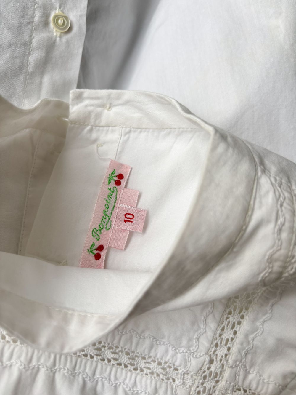 Хлопковая блузка Bonpoint, 140