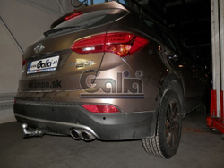 Фаркоп оцинкованный Galia H091A для Hyundai Santa Fe 2012-2018, Kia Sorento 2012-2015, 2015-(паспорт и сертификат в комплекте)(без электрики)