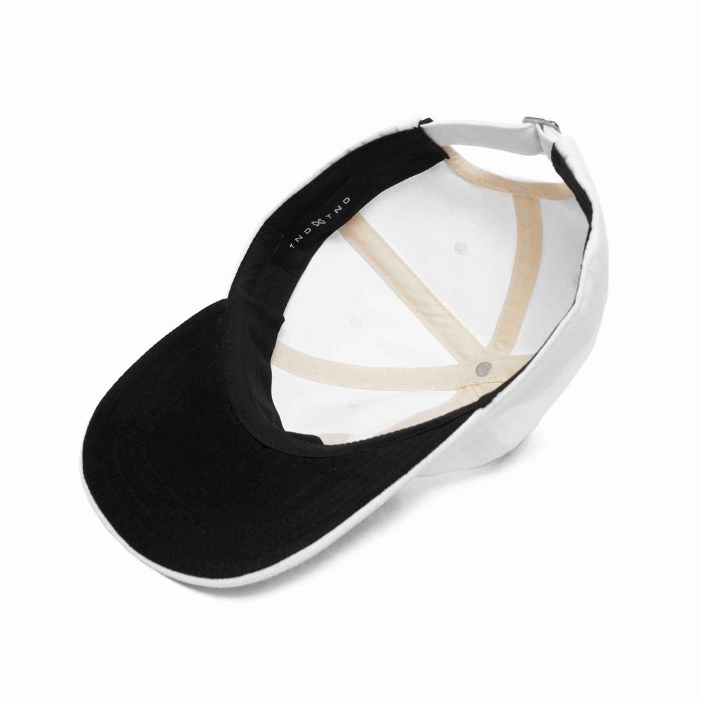 Кепка Тандем Тэндай Flower классическая белая