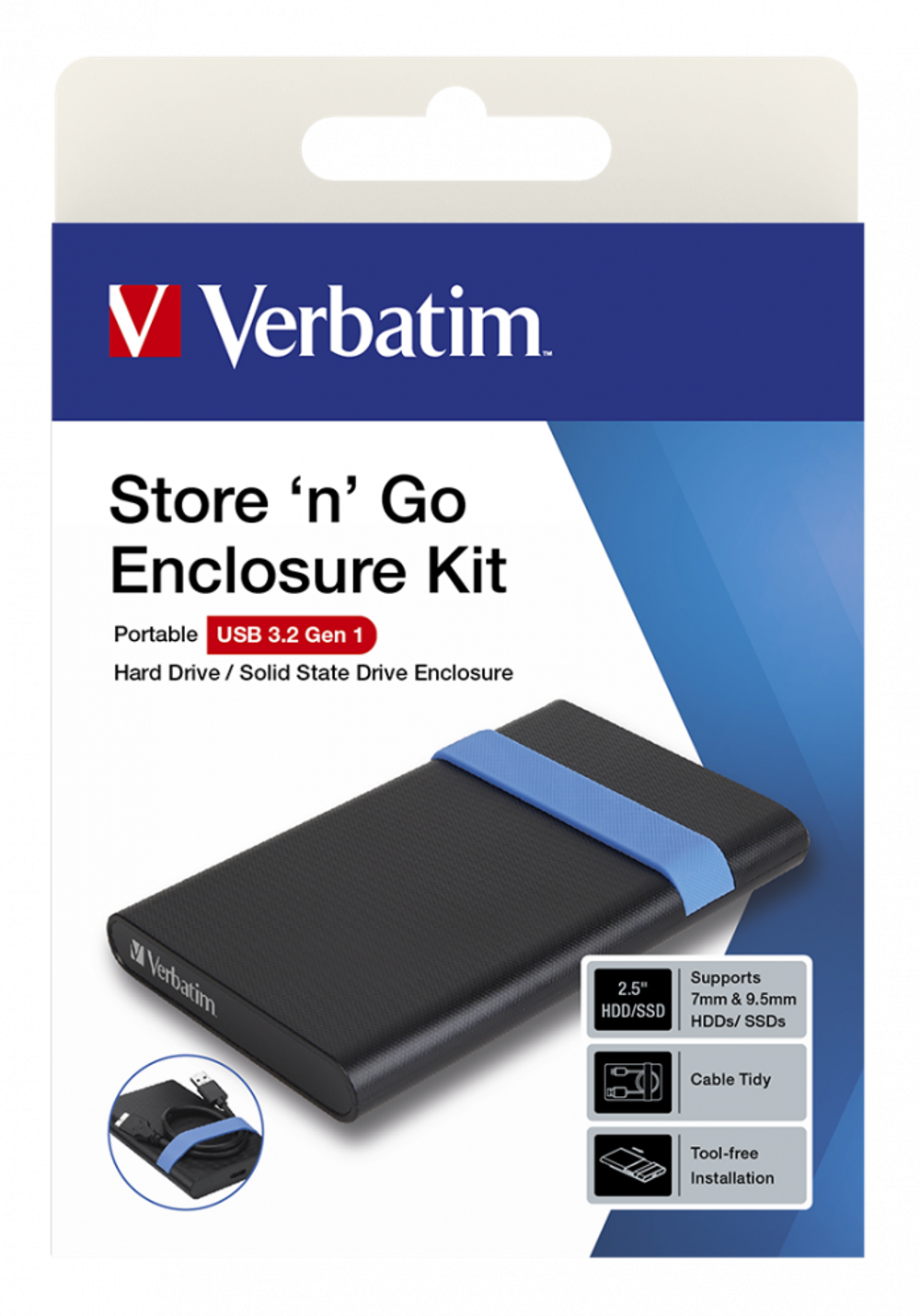 Комплект корпуса Verbatim Store'n'Go V 2.5'' SNG Enclosure Kit