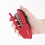 Степлер №24/6, 26/6 BRAUBERG "SX-39", до 25 листов, красный, 228592