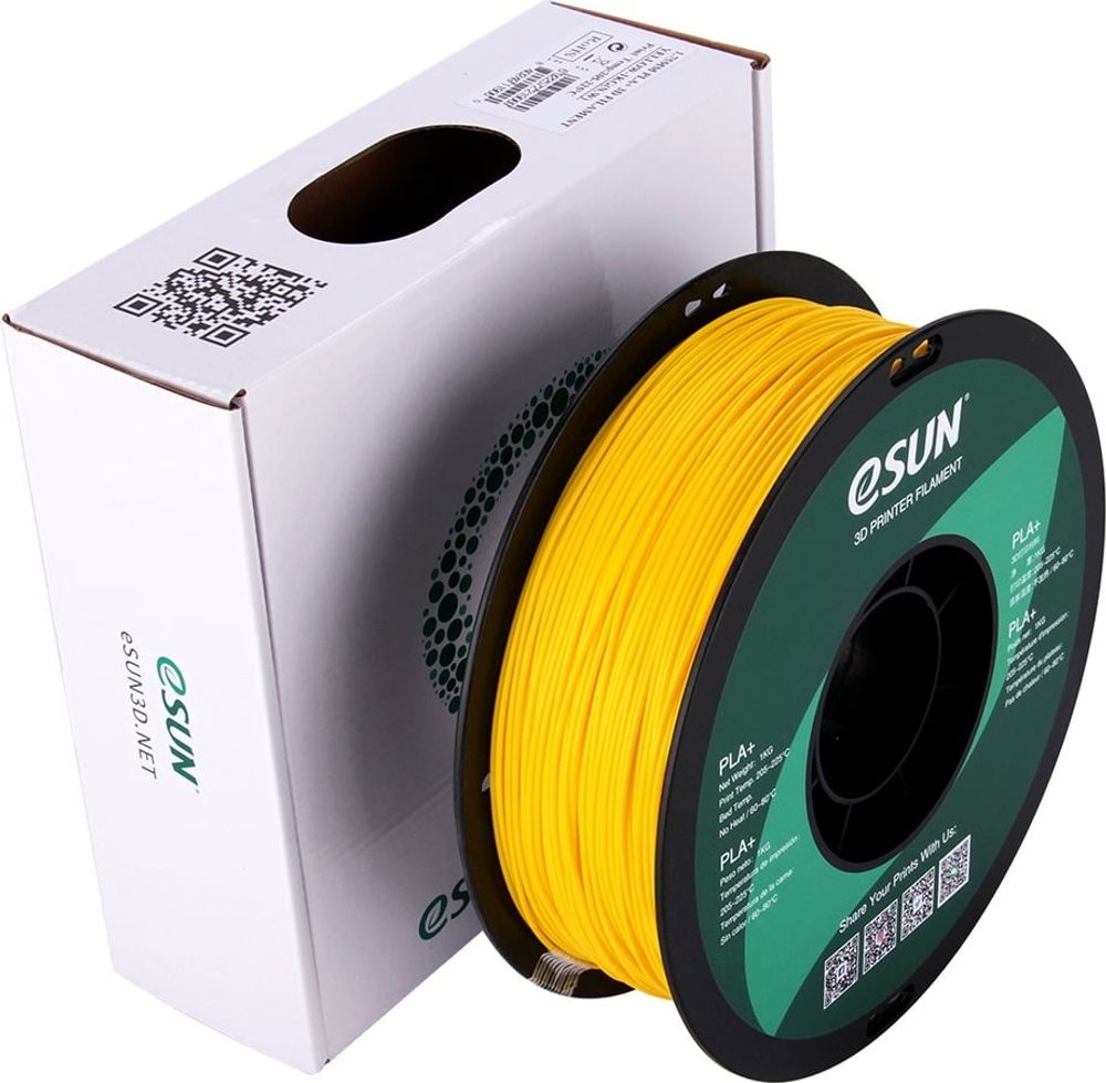 Пластик для 3D-печати ESUN PLA+175Y1 желтый
