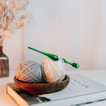 Деревянный крючок для вязания из древесины клена 4 мм. K322