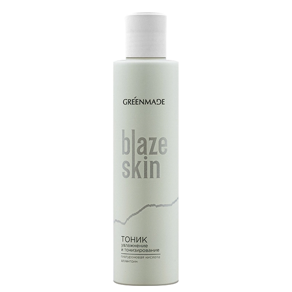 Тоник для лица Увлажнение и тонизирование BLAZE SKIN с гиалуроновой кислотой и аллантоином, ТМ GREEN MADE