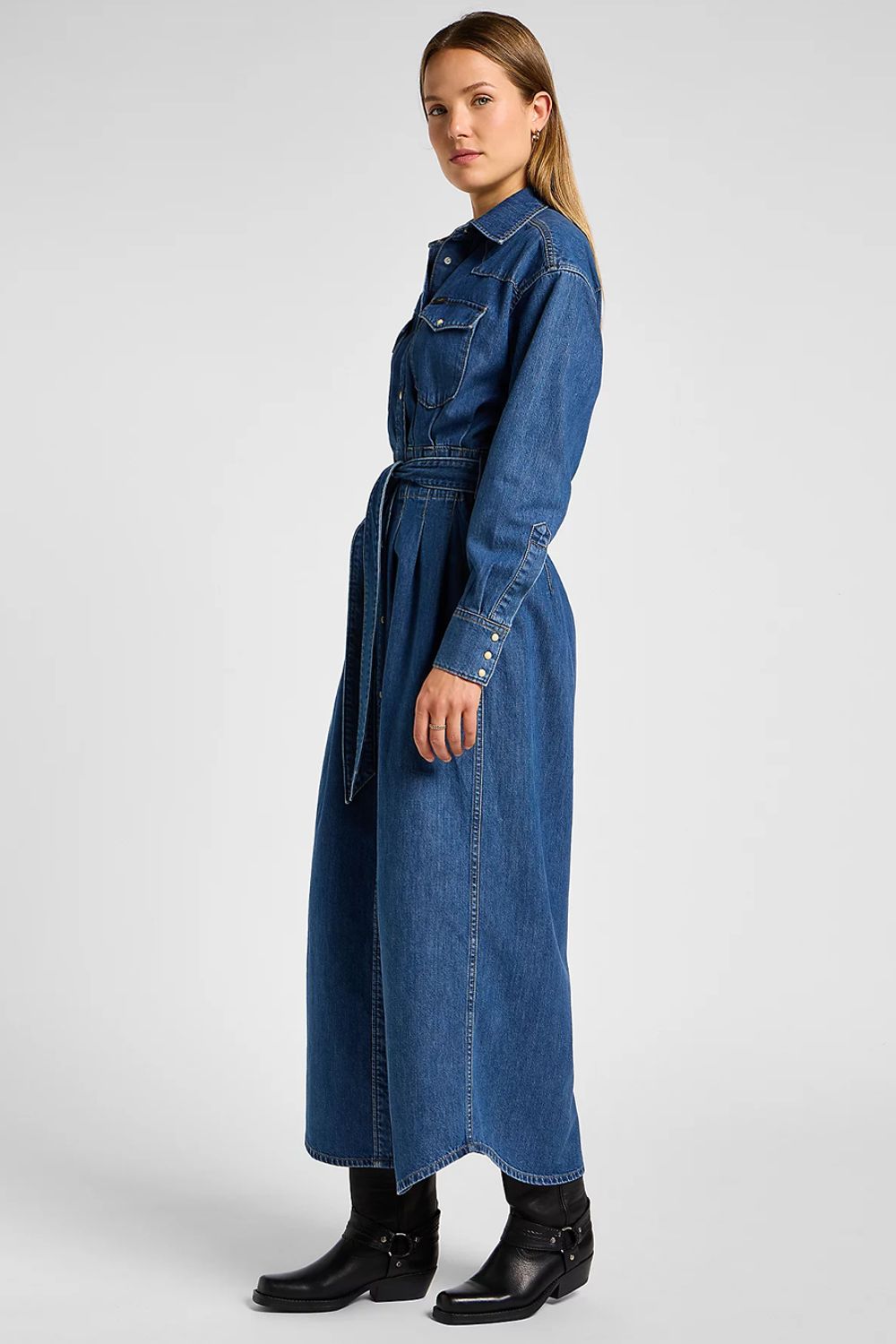 Платье BELTED WESTERN 112357937