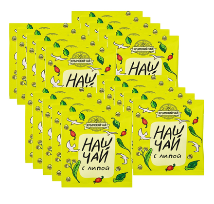 Д/кружки Наш чай с липой 20 шт, ТМ ТРАВЫ ГОРНОГО КРЫМА