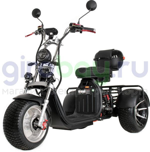 Электроскутер IKINGI X12 PRO TRIKE 3000W - Чёрный фото №1