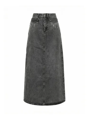 Юбка WET ASPHALT, черный