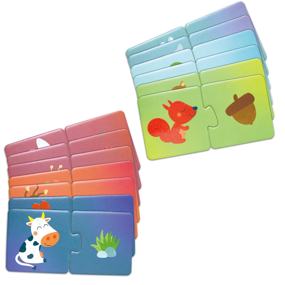 Игрушка развивающая "Пазл" Животные и их еда