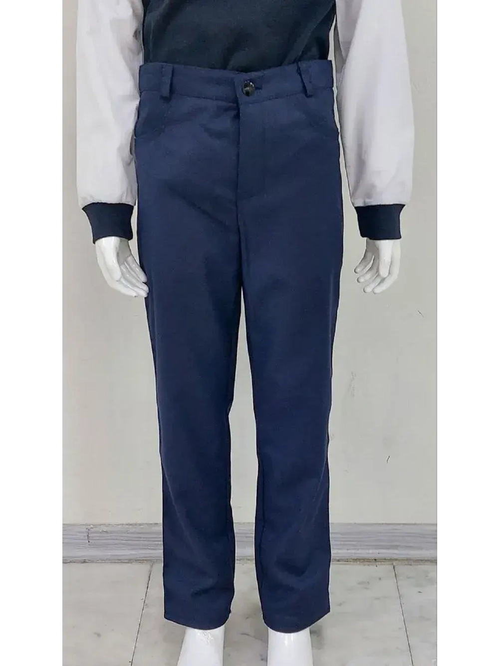 Брюки школьные классические для мальчика синие