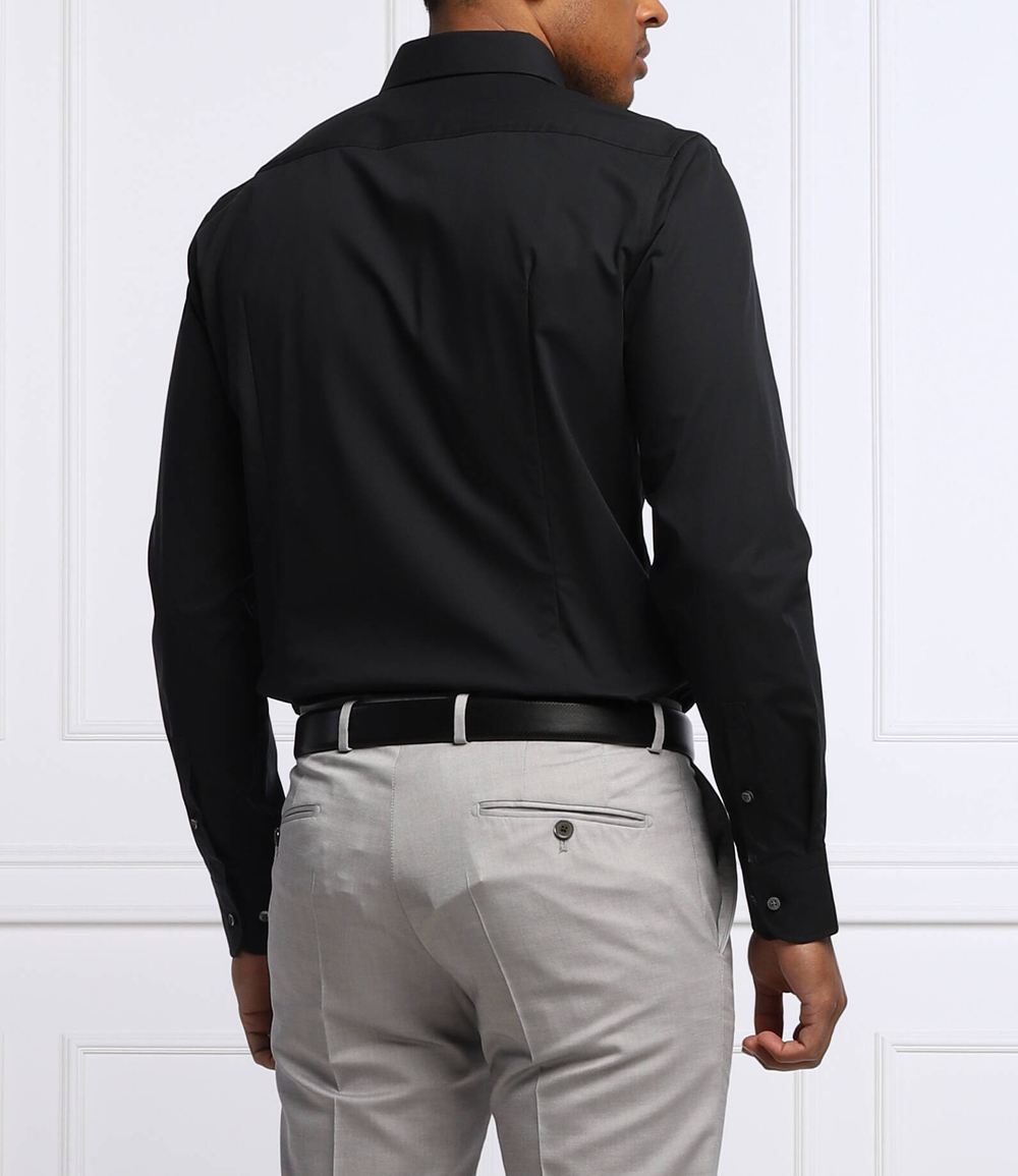 рубашка h-hank-kent-c1-214 BOSS BLACK - черный(50469345)