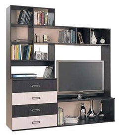 Стенка "Александра  4" ЛДСП (венге/млечный дуб), Фант-мебель, г. Волжск