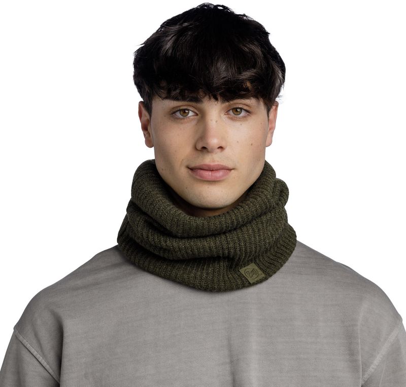 Вязаный шарф-труба с флисом Buff Knitted & Fleece Neckwarmer Rutger Silversage Фото 2