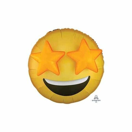 Шар фигура "Эмоции Смайлик Сердца" 3d