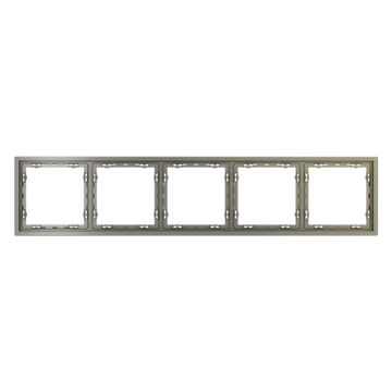 Рамка пластиковая VOLTUM S70 на 5 постов, (шелк)