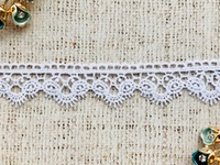 Кружево плетеное, ш. 2,5 см, белый