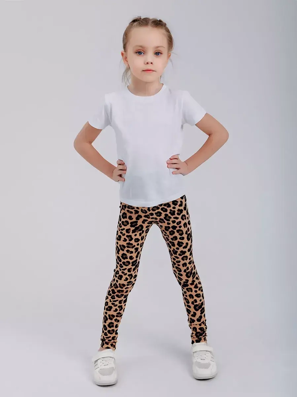 Леггинсы в рубчик лосины для школы и садика