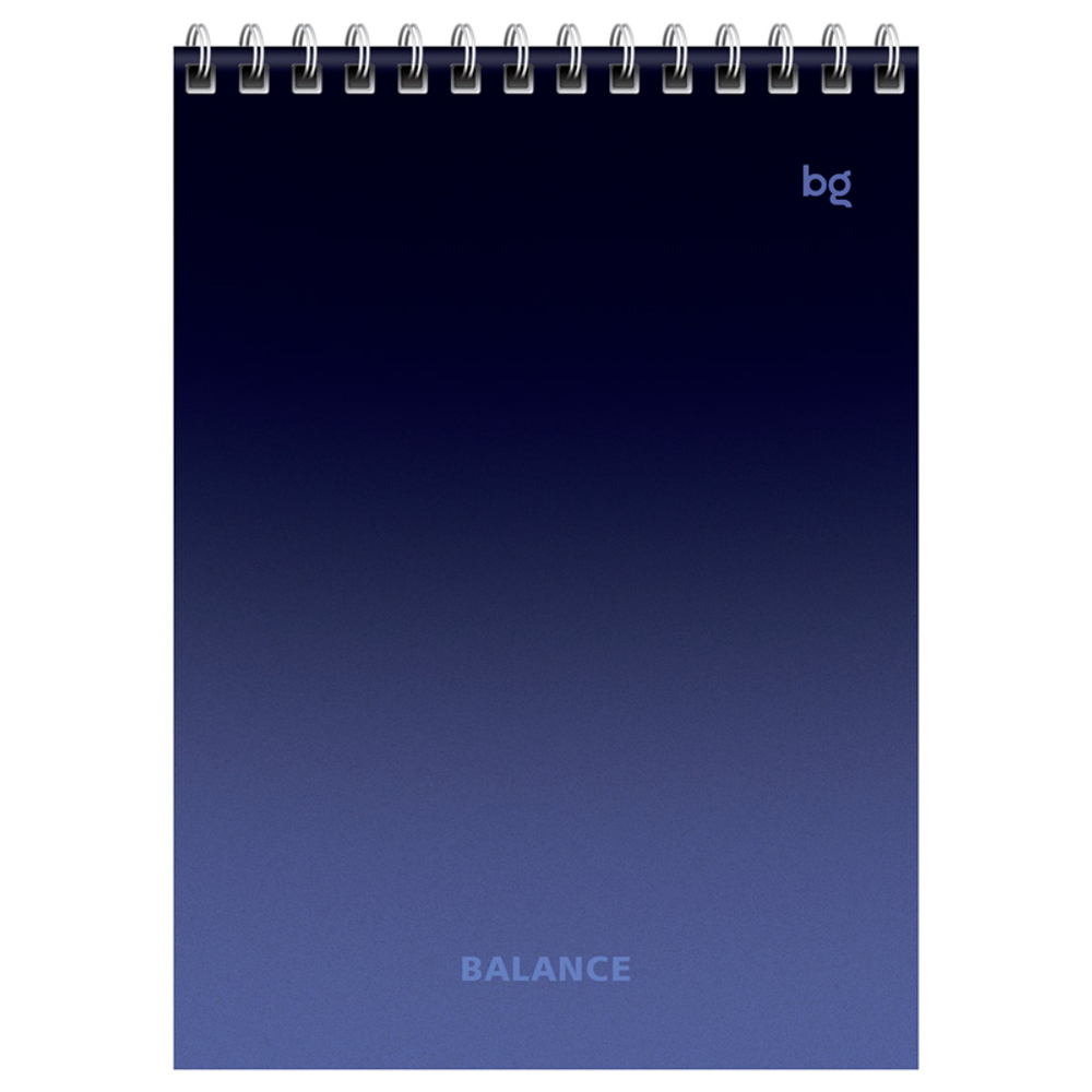 Блокнот  BG "Моноколор. Баланс" на спирали, А5, 40 листов в клетку