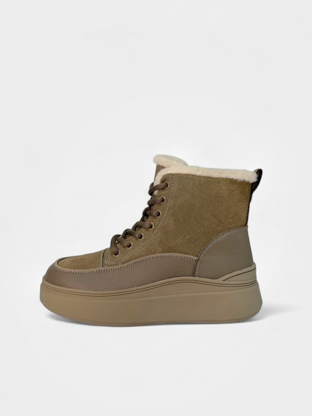 Ботинки с мехом