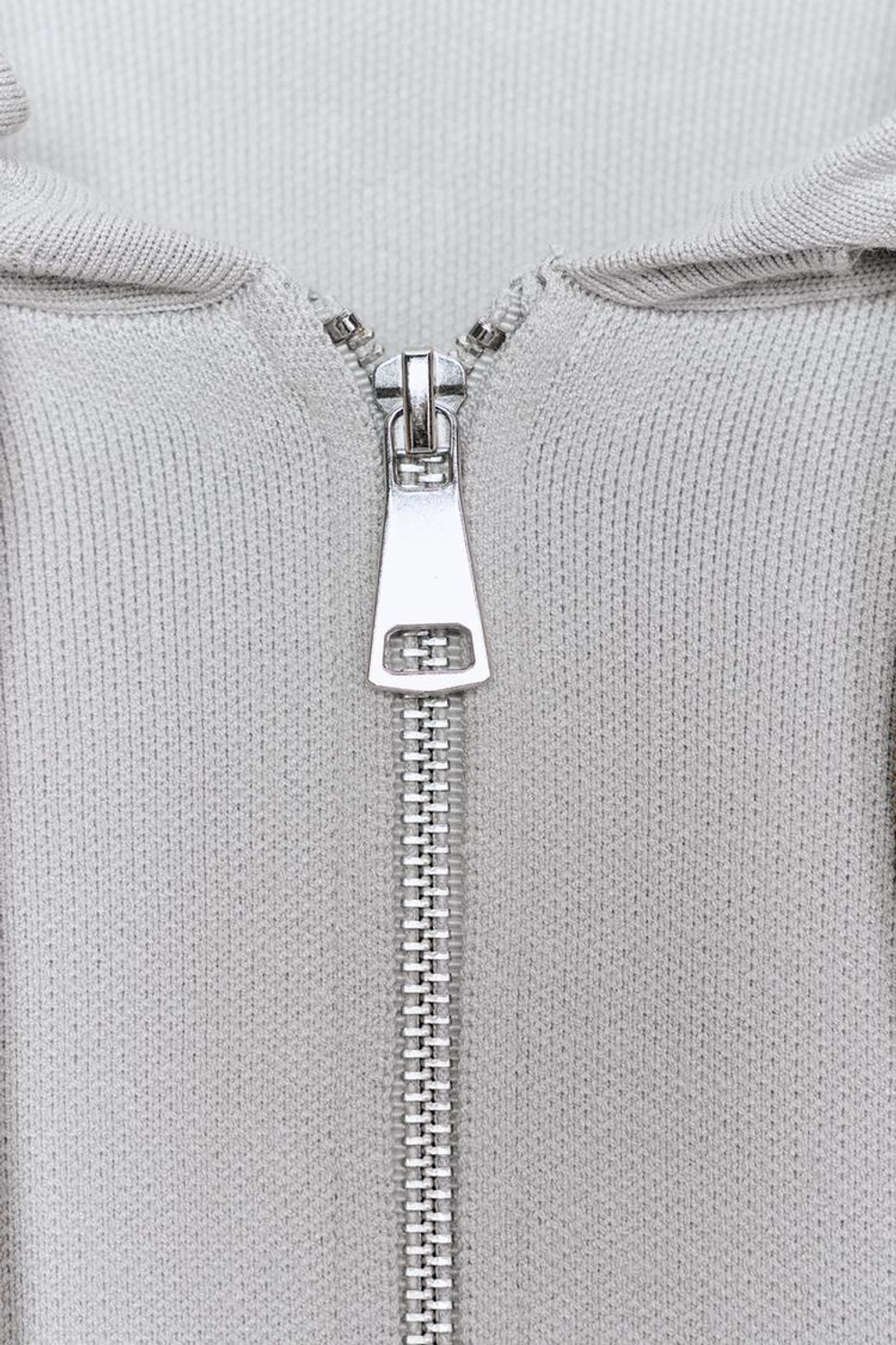 ZARA КАРДИГАН С КАПЮШОНОМ И ЗАВЯЗКАМИ, СЕРЫЙ МЕЛАНЖ