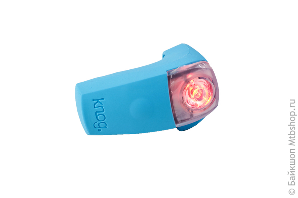 Велофонарь задний красный Knog Boomer Red LED rear KMB01-05	Голубой