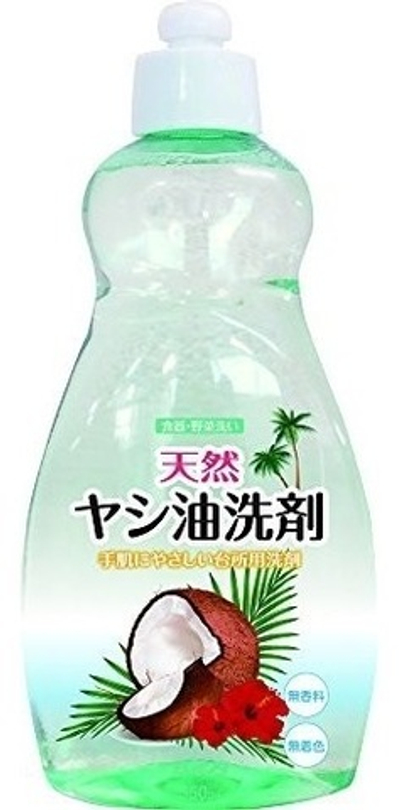 Жидкость "Kaneyo" для мытья посуды (с кокосовым маслом) 550 мл