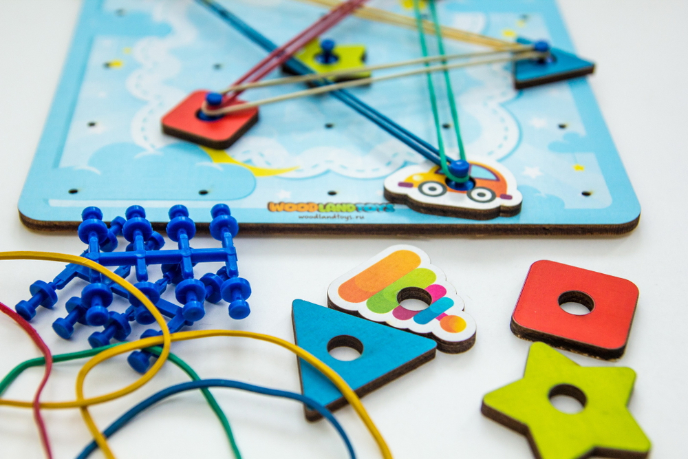 Геоборд «Для мальчиков» + тематические фигуры