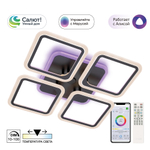 Citilux Марсель Смарт CL232A145E RGB Умная люстра Чёрная