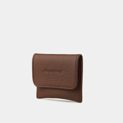 Кофр для украшений Small из кожи теленка, цвета шоколад