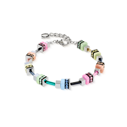 Браслет Coeur de Lion Multi-Pastell-Silver 4413/30-1580