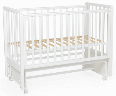 Детская кроватка Bebizaro Regency New маятник универсальный без ящика белый
