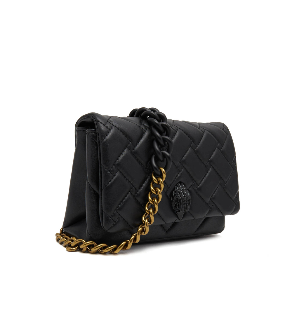 Кожаная сумка-мессенджер Kurt Geiger - черный(9594509109)