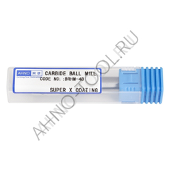Фреза твердосплавная сферическая 10мм (L=75, l=20, хв=10) Z4 35° по закаленной стали BRHM-4B-R5.0 HR