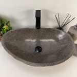 Каменная раковина из речного камня RS-05153 (61*38*14) 0858 из натурального камня