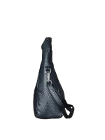 Сумка женская повседневная из экокожи черная QOZA