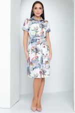 Платье-рубашка Сидни (акварель) Diolche