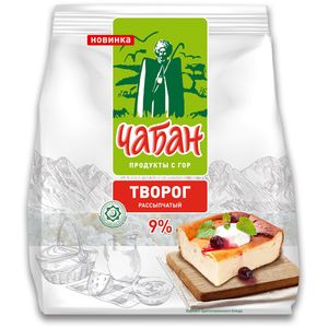 ТВОРОГ 9% 350ГР ЧАБАН