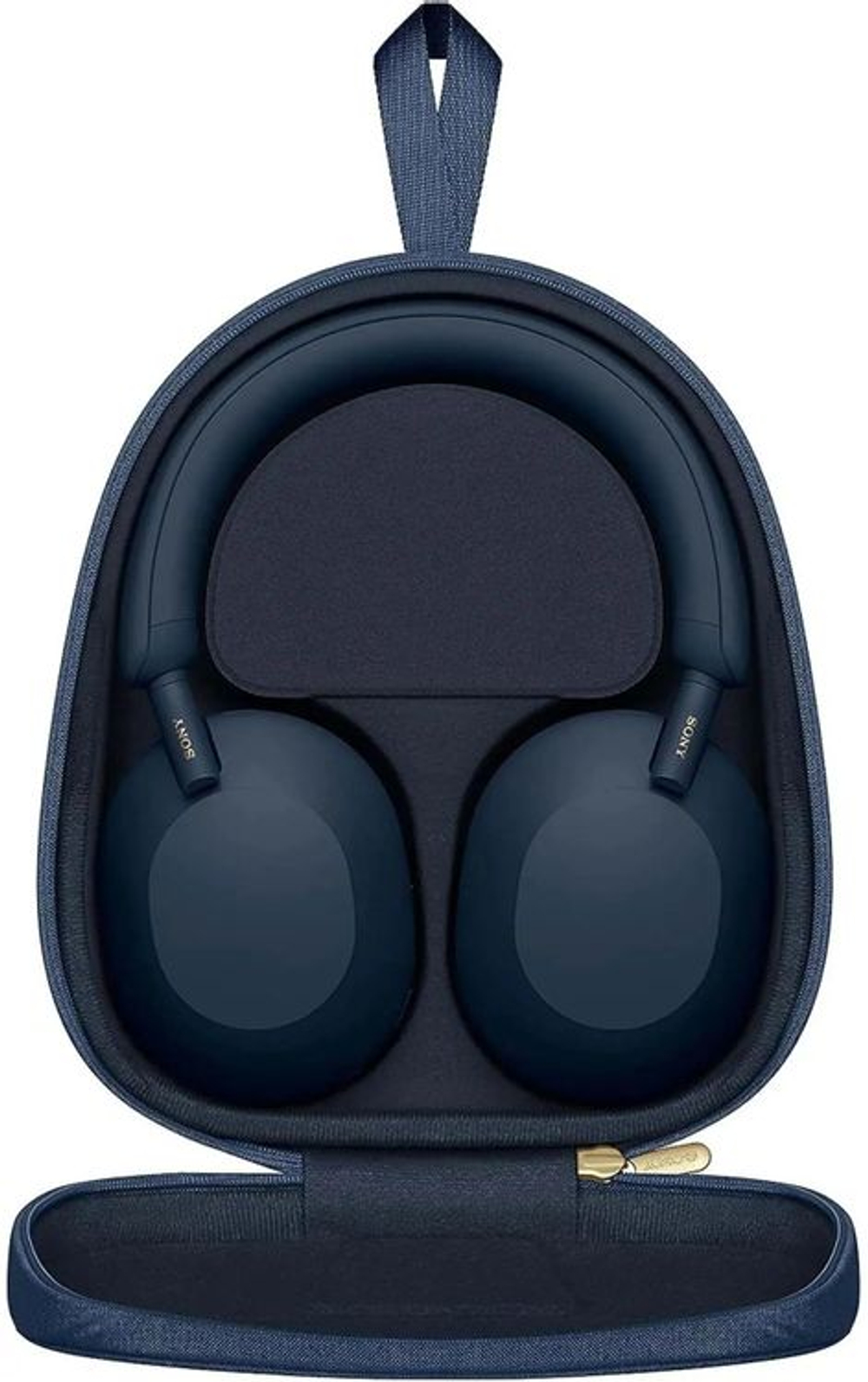 Наушники Sony WH-1000XM5, Bluetooth/3.5 мм, мониторные, синий [wh-1000xm5/l]