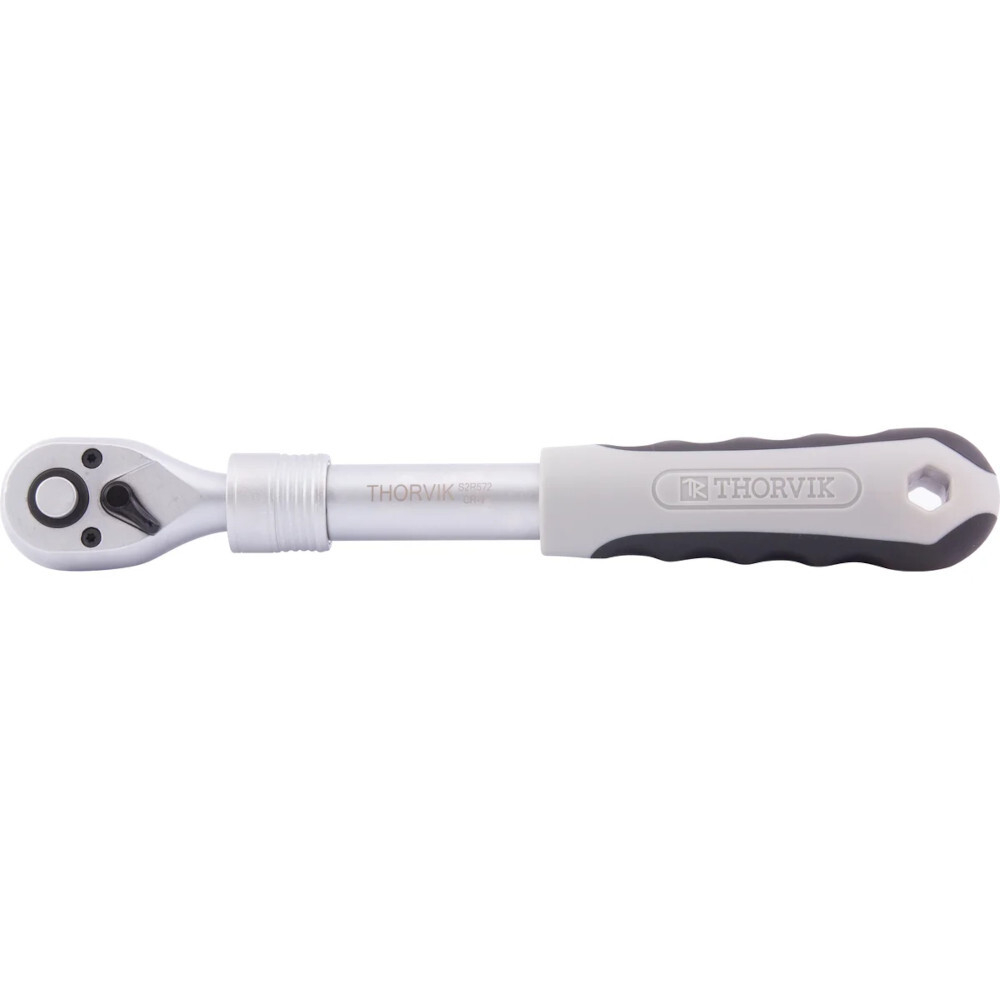 Рукоятка трещоточная THORVIK телескопическая 1/4"DR, 72 зубца   S1R572