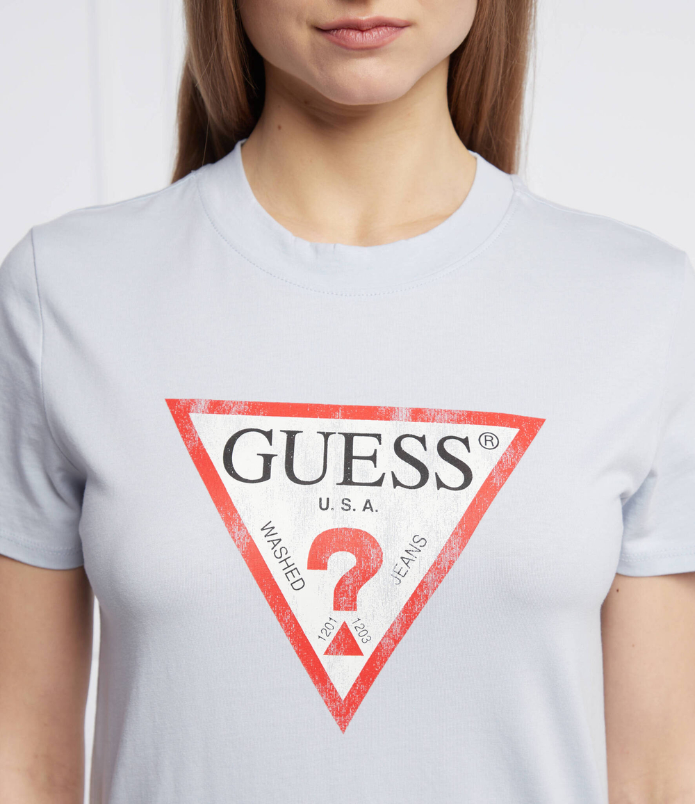 Футболка GUESS - голубой(W93I0R R9I60)