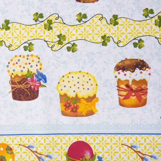 Скатерть "Пасха", 180 * 144 см, 100 % хлопок, рогожка