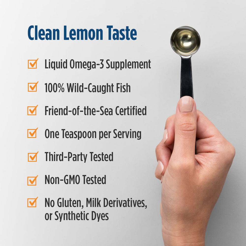 Nordic Naturals, Omega-3D, Lemon, 237 мл (8 жидких унций)