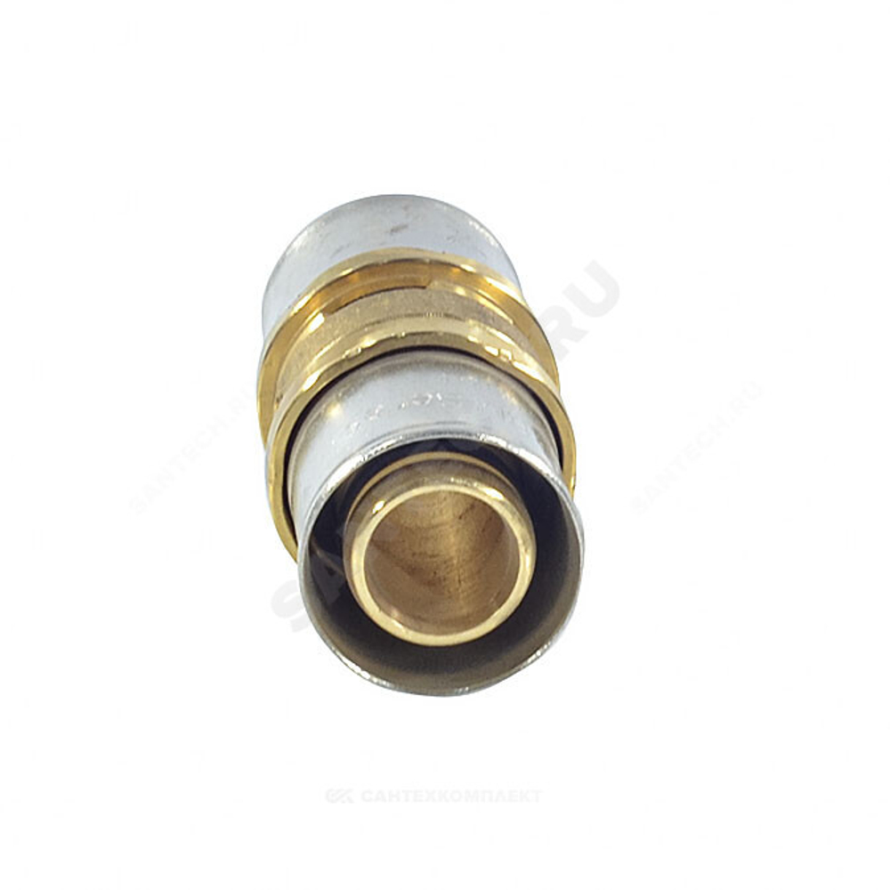 Муфта для МП/PE-X труб латунь пресс Дн 26 RM102 Giacomini RM102Y009